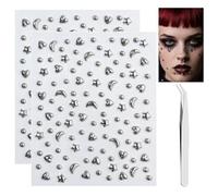 YUPZAR 220 piezas perno del labio, perno del naso falso, perno del cejo, perno del naso no penetrante para pegar en los adhesivos