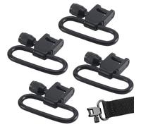 YUPZAR 4 Piezas Mosquetón Táctico - Llavero Negro y Ganchos para Mochila y Exterior