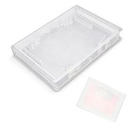 YUPZAR Caja protectora transparente compatible con cartuchos N64 - estuche rígido de reemplazo para juegos retro - diseño apilable para coleccionistas