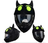 YUPZAR Cubierta de casco de moto de peluche - Accesorio divertido para casco integral, protección anti polvo y anti rayones - Cálido y elástico para moto, bici, scooter, ski o snowboard