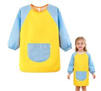 YUPZAR Grembiule da Pittura Bambini Impermeabile para,Grembiulino Impermeabile Scuola Maniche Lunghe con,Grembiule para Pittura Bambini,Grembiule Pittura Asilo para Pittura, Escuela,Casa
