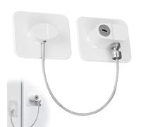 YUPZAR Lucchetto Frigorifero Bambini, Chiudi Cassetti Bambini Con Chiavi, Autoadhesiva Blocco Frigorifero, Adesivo para Frigorifero Armadi Porte Finestre