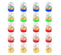 Yuqilin 20 Piezas Mini Baloncesto de Mesa Juego de Disparos, Portátil Mini Juguete de Baloncesto, para Reducir el Tiempo de Asesinato de Estrés Regalos Cumpleaños Niños (Color Aleatorio)