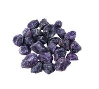 Yuqilin 300g Piedras Naturales, Curar Piedras Energeticas, Piedra de Cristal en Bruto, Cristales Curativos Piedras, Energía Piedra de Cristal para Curación, para Decoración (Amatista)