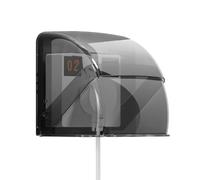 Yuqilin Protector Pared Interruptor Luz, Negro Transparente Protector Portero Au0tomatico, Impermeable Tapa Enchufes, para Interruptores Enchufes, Máquina Huellas Dactilares (Tipo A)