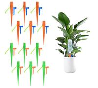 Yuqilin Riego por Goteo,12 Piezas Kit Riego por Goteo,Autorriego para Macetas Riego Botella Goteos Autoriego Macetas Exterior Riego por Goteos Casero Sistema de Riego，para Macetas