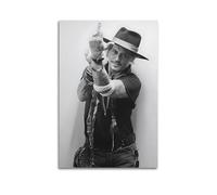 YUQLAGA Póster de actor de Johnny Depp - Elegante lienzo para pared, arte de pared para sala de estar, dormitorio, sala de juegos, oficina, pósteres de 20 x 30 cm