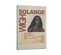 YUQLAGA Póster de Solange Knowles en lienzo para sala de estar, dormitorio, sala de juegos, oficina, 20 x 30 cm