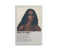 YUQLAGA Póster de Solange Knowles en lienzo para sala de estar, dormitorio, sala de juegos, oficina, pósteres de 50 x 75 cm