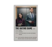 YUQLAGA Póster de The Hating Game en lienzo para sala de estar, dormitorio, sala de juegos, oficina, 60 x 90 cm