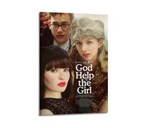 YUQLAGA Póster en lienzo con texto en inglés "God Help The Girl" para sala de estar, dormitorio, sala de juegos, oficina, 60 x 90 cm