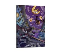 YUQLAGA Soul Eater Maka Albarn And Blair - Póster de anime para sala de estar, dormitorio, sala de juegos, oficina, pósteres de 60 x 90 cm