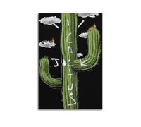 YUQLAGA Travis Scott - Póster de gato de cactus para sala de estar, dormitorio, sala de juegos, oficina, pósteres de 50 x 75 cm