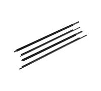 YUQUDGELKY 4 Piezas Para Dodge Para Ram 1500 2500 3500 4500 5500 2009-2021 Burlete De Goma Para Ventana Exterior Sellado A Presión Impermeable Moldura Correa