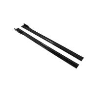 YUQUDGELKY 8 Piezas De 2,2m para Serie 1 2 3 4 5 E46 E90 F10 F20 F21 F30 G20 G30 Extensión Faldón Lateral Separador Labio Parachoques(Negro Brillante)