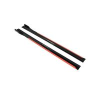 YUQUDGELKY 8 Piezas De 2,2m para Serie 1 2 3 4 5 E46 E90 F10 F20 F21 F30 G20 G30 Extensión Faldón Lateral Separador Labio Parachoques(Black and Red)