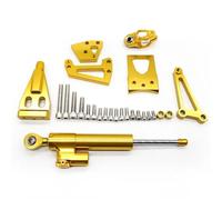 YUQUDGELKY Amortiguador Estabilizador De Dirección CNC Para Motocicletas Para Kawasaki Para Ninja 400 650R ER-6N ER6F 2009-2011 Kit Montaje Con Soporte Incluido(Model E)