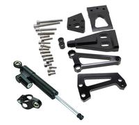 YUQUDGELKY Amortiguador Estabilizador De Dirección CNC Para Motocicletas Para Kawasaki Para Ninja 400 650R ER-6N ER6F 2009-2011 Kit Montaje Con Soporte Incluido(Model C)