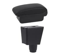 YUQUDGELKY Caja De Almacenamiento Coche Para Dacia Para Logan 2 Para Dokker Caja De Reposabrazos Coche Caja De Reposabrazos Coche Suministros Coche(B1 Línea Negra)