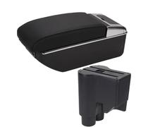 YUQUDGELKY Caja De Brazo Auto Almacenamiento Central Brazo De Contención Para Daihatsu Para Sirion Para Materia 2007-2015(B2 Negro negro 7USB)