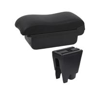 YUQUDGELKY Caja Reposabrazos Auto Caja Almacén Piezas De Retrofit Para Toyota Para Etios Para Aygo BJ Caja Reposabrazos Central Accesorios Auto(A2 línea negra Sin USB)