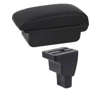 YUQUDGELKY Caja Reposabrazos Auto Para Hyundai I10 2006 2016 2015 2014 2013 2012 2011 2010-2017 Consola Central Almacenamiento(C1 línea negra)
