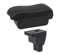YUQUDGELKY Caja Reposabrazos Auto Para Hyundai I10 2006 2016 2015 2014 2013 2012 2011 2010-2017 Consola Central Almacenamiento(B2 Línea Blanca)