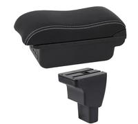 YUQUDGELKY Caja Reposabrazos Auto Para Hyundai I10 2006 2016 2015 2014 2013 2012 2011 2010-2017 Consola Central Almacenamiento(Línea Blanca C2)