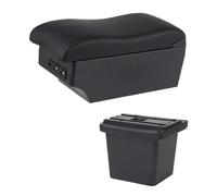 YUQUDGELKY Caja Reposabrazos Auto Para Hyundai Para Elantra Para Touring I30 FD I30cw 2007 2008 2009 2010 2011 Reposabrazos Caja De Almacenamiento(Línea negra E2)