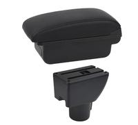 YUQUDGELKY Caja Reposabrazos Auto Para Hyundai Para GETZ Reposabrazos Auto Caja De Almacenamiento Central Detalles De Interior Accesorios Auto USB(B1 Línea Negra)