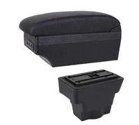 YUQUDGELKY Caja Reposabrazos Auto Para Opel Para Astra J 2012 2013 2014 2015 2016 2017-2023Consola Central Caja De Almacenamiento USB(Línea negra E1)