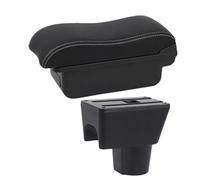 YUQUDGELKY Caja Reposabrazos Coche Para R&enault Para Duster Caja Reposabrazos Para Dacia Para Duster Para Oroc 2010-2018 Superficie Curva(A white line No USB)
