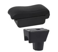YUQUDGELKY Caja Reposabrazos Coche Para R&enault Para Duster Caja Reposabrazos Para Dacia Para Duster Para Oroc 2010-2018 Superficie Curva(B black line 3USB)