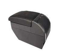 YUQUDGELKY Caja Reposabrazos Para Suzuki Para Ertiga Con Portavasos Accesorios Consola Central Universal Modificación Doble USB(F All Black No USB)