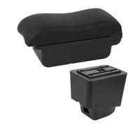 YUQUDGELKY Cajas Reposabrazos Para R&enault Para Captur Kaptur 2018-2021 Kaptur Auto Cuero Apoyabrazos Consola Central Caja De Almacenamiento(C2 Línea Negra)