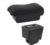 YUQUDGELKY Cajas Reposabrazos Para R&enault Para Captur Kaptur 2018-2021 Kaptur Auto Cuero Apoyabrazos Consola Central Caja De Almacenamiento(B2 Línea Negra)