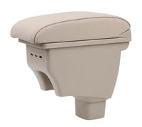 YUQUDGELKY Coche Reposabrazos Giratorio Para Suzuki Sx4 2007 2008 2009-2013 Reposabrazos Consola Central Centro Caja De Almacenamiento(Beige)