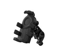 YUQUDGELKY Empuñadura Navegación GPS Bicicleta Soporte Universal Ajustable Antigolpes Teléfono Motocicleta Manillar Amortiguación Vibración(Negro,Handlebar)