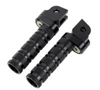 YUQUDGELKY Estriberas Delanteras Moto CNC Ajustables Para CBR1000RR 600RR CBR500R CBR600F MSX125 CB50R CB500 CB900F(NEGRO)