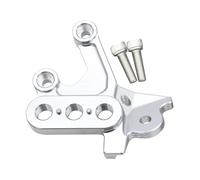 YUQUDGELKY Estriberas Para Moto Eléctrica Soporte Fijación Para Surron Para Light Bee X Para Light Bee S Para Segway X160 Para Segway X260(Silver Left)
