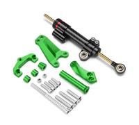 YUQUDGELKY Kit De Soporte Montaje Para Amortiguador Estabilizador Dirección Con Patrón Carbono Corto Para Motocicleta Para Kawasaki ER6N ER-6N 2012-2016