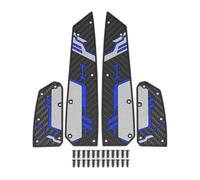 YUQUDGELKY Motorcycle Pedal Rubber Anti Slip Pads set Cojín de Reposapiés de Motocicleta Accesorios de Pedal Para NSS350(Azul)