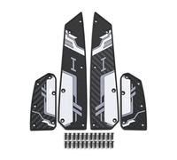 YUQUDGELKY Motorcycle Pedal Rubber Anti Slip Pads set Cojín de Reposapiés de Motocicleta Accesorios de Pedal Para NSS350(GRIS)