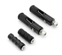 YUQUDGELKY Motorcycle Reposapiés Plegables Reposapiés Pedales Pedales Set Accesorios De Moto Para Universal(NEGRO,COLOCAR)