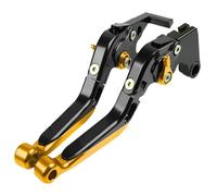 YUQUDGELKY Palanca de embrague de freno ajustable para motocicleta para DUCATI para SCRAMBLER 1100 para SPECIAL/SPORT 2018 2019(Oro negro)
