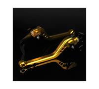 YUQUDGELKY Palanca De Embrague De Freno De Aluminio Ajustable Corta/larga Para Motocicleta Para Royal Enfield Para Interceptor 650 INT650 2017-2019 2020 2021 2022(Oro,177mm)