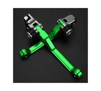 YUQUDGELKY Palancas De Freno Y Embrague Plegables Aluminio CNC Para Motocicleta Cross Para XR230 2005-2012(Verde)