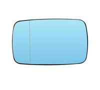 YUQUDGELKY Para 3 5 Series E39 E46 320i 330i 325 525i 1999-2005 Izquierda Derecha Puerta Lado Espejo Lateral Cristal Calefactado Retrovisor(Izquierda)