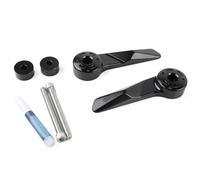 YUQUDGELKY para ADV350 ADV 350 2025 Accesorios para Motocicleta Guardamanos Parabrisas Protector De Manos Cubierta Decorativa Tapa del Manillar Mano(Negro)