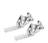 YUQUDGELKY Para B&MW R1200GS R1250GS F750GS F850GS Reposapiés Protector del motor Reposapiés autopista Barras de protección 25mm Equipos para motocicleta(Plata)